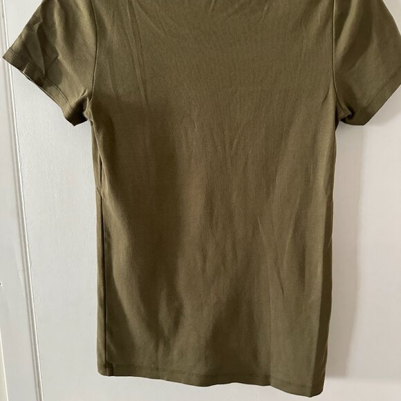 TWO JCrew Tshirts - Women's Medium - Perfect Fit - Green and Gray - Picture 5 of 5